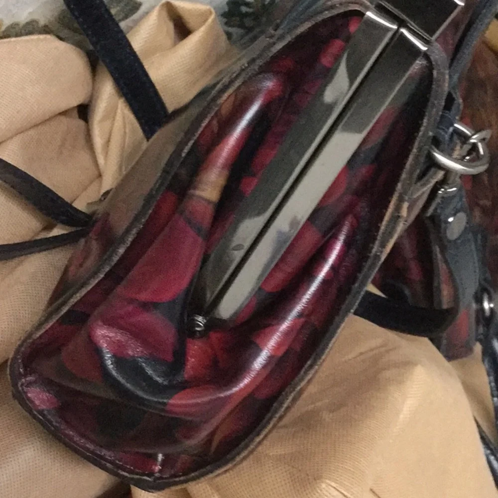 Patricia Nash Camellino Frame Bag, Rustic Mums